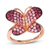 Le Vian Butterfly Strawberry Ombre Ring 14K Strawberry Gold