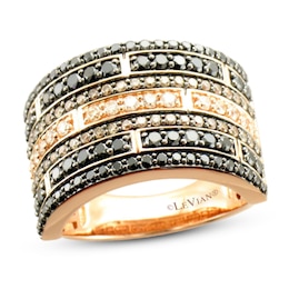 Le Vian Diamond Ring 1-3/8 ct tw 14K Strawberry Gold - Size 7