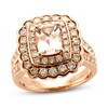 Le Vian Morganite Ring 1-1/4 ct tw Diamonds 14K Strawberry Gold