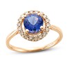 Le Vian Tanzanite Ring 1/3 ct tw Diamonds 14K Strawberry Gold