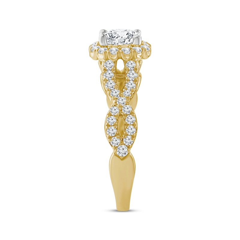 Main Image 2 of Adore Lab-Grown Diamonds Engagement Ring 1-1/2 ct tw 14K Yellow Gold