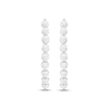 Thumbnail Image 2 of KAY Lab-Grown Diamonds Oval Hoop Earrings 1-1/2 ct tw 14K White Gold