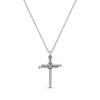 Thumbnail Image 0 of Men's Triple Nail Cross Necklace Stainless Steel 24"