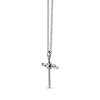 Thumbnail Image 1 of Men's Triple Nail Cross Necklace Stainless Steel 24"