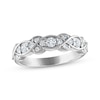 Thumbnail Image 0 of Every Moment Diamond Crossover Infinity Band 1/2 ct tw 14K White Gold