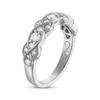 Thumbnail Image 1 of Every Moment Diamond Crossover Infinity Band 1/2 ct tw 14K White Gold