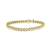 Thumbnail Image 0 of Diamond Cupped Link Bracelet 1 ct tw 14K Yellow Gold 7"