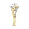 Thumbnail Image 2 of KAY Lab-Grown Diamonds Three-Stone Ring 1 ct tw 14K Yellow Gold