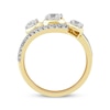Thumbnail Image 2 of Lab-Created Diamonds by KAY Three-Stone Ring 1 ct tw 14K Yellow Gold