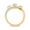 Thumbnail Image 3 of KAY Lab-Grown Diamonds Three-Stone Ring 1 ct tw 14K Yellow Gold