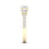 Thumbnail Image 3 of Memories Moments Magic Lab-Grown Diamonds Round-Cut Three-Stone Engagement Ring 2 ct tw 14K Yellow Gold