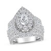 Thumbnail Image 1 of Adore Lab-Grown Diamonds Pear-Shaped Double Halo Engagement Ring 5 ct tw 14K White Gold