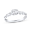 Thumbnail Image 1 of Adore Princess-Cut Diamond Engagement Ring 1/2 ct tw 14K White Gold