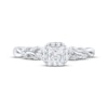Thumbnail Image 3 of Adore Princess-Cut Diamond Engagement Ring 1/2 ct tw 14K White Gold