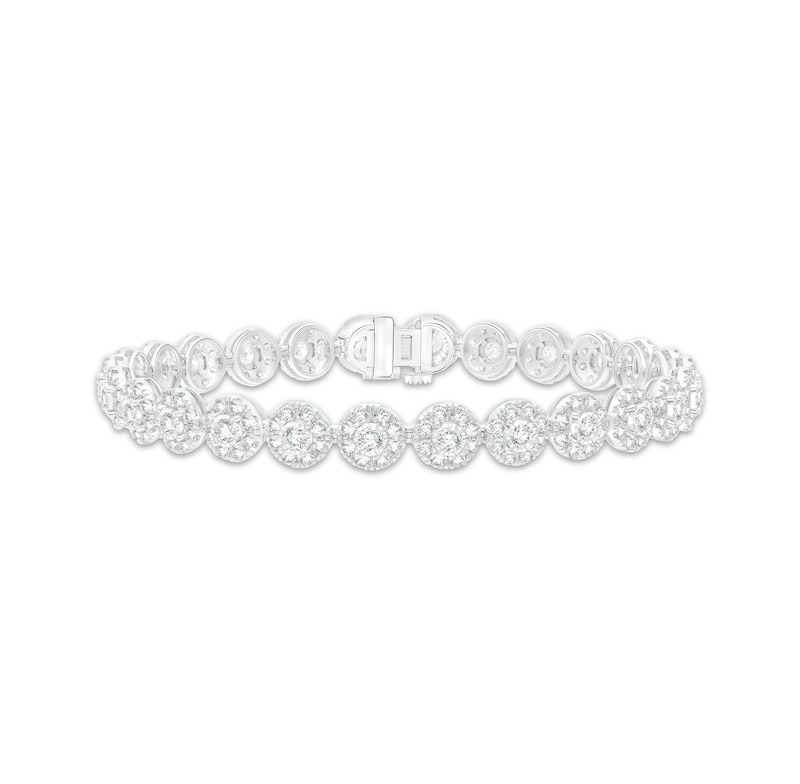 Main Image 1 of KAY Lab-Grown Diamonds Link Bracelet 5 ct tw 10K White Gold 7"