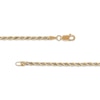 Thumbnail Image 4 of Rope & Box Chain Bracelet 2.46mm Hollow 10K Two-Tone Gold 8.5"