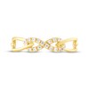 Thumbnail Image 3 of Diamond Infinity Ring 1/8 ct tw 10K Yellow Gold