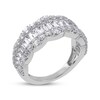 Thumbnail Image 2 of KAY Lab-Grown Diamonds Baguette & Round-Cut Scalloped Ring 1-1/2 ct tw 14K White Gold
