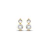 Thumbnail Image 2 of KAY Lab-Grown Diamonds Two-Stone Stud Earrings 1/5 ct tw 14K Yellow Gold