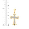 Thumbnail Image 4 of Men's Diamond Gothic-Style Cross Charm 1/2 ct tw 10K Yellow Gold