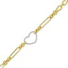 Thumbnail Image 2 of Heart Station Necklace 14K Two-Tone Gold 18"