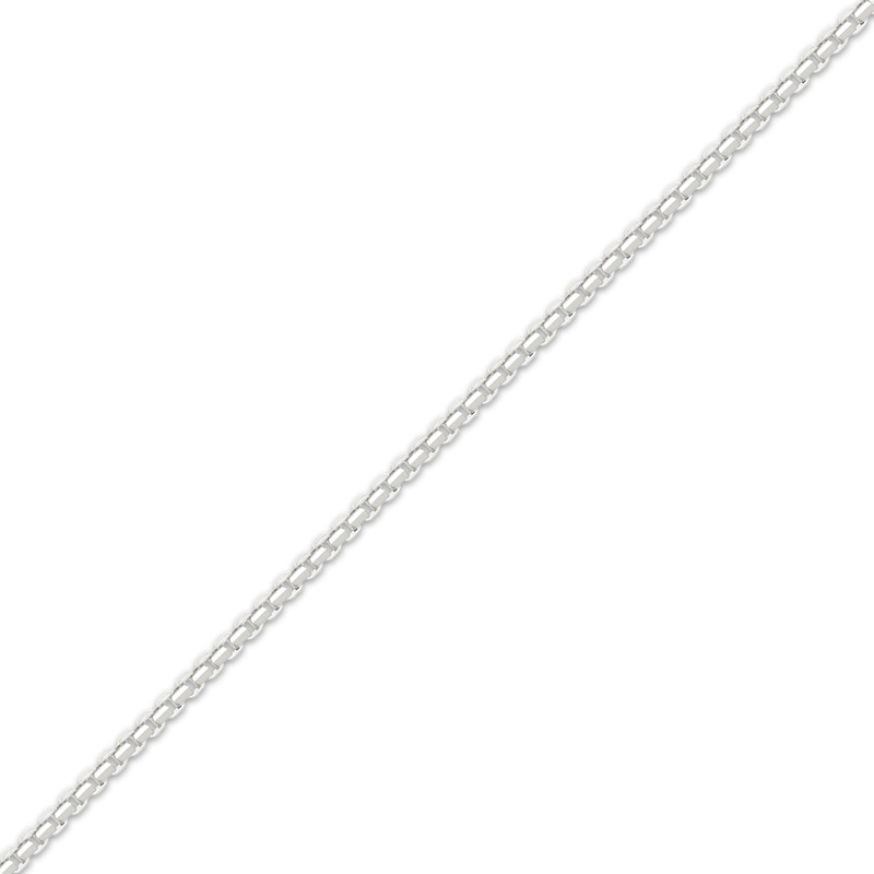 Main Image 1 of 2.4mm Box Chain Necklace Solid Sterling Silver 20"