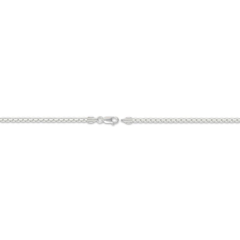 Main Image 2 of 2.4mm Box Chain Necklace Solid Sterling Silver 20"