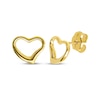Thumbnail Image 1 of Reaura Heart-Shaped Stud Earrings 14K Yellow Gold