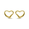 Thumbnail Image 2 of Reaura Heart-Shaped Stud Earrings 14K Yellow Gold