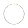 Thumbnail Image 1 of KAY Lab-Grown Diamonds Heart Link Necklace 1 ct tw 24K Yellow Gold Vermeil Sterling Silver 18"