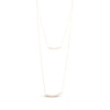 Thumbnail Image 1 of Diamond-Cut Curved Bar Layered Necklace 10K Yellow Gold 18"