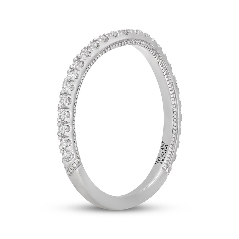 Main Image 2 of Neil Lane Artistry Lab-Grown Diamond Contour Wedding Band 1/3 ct tw 14K White Gold