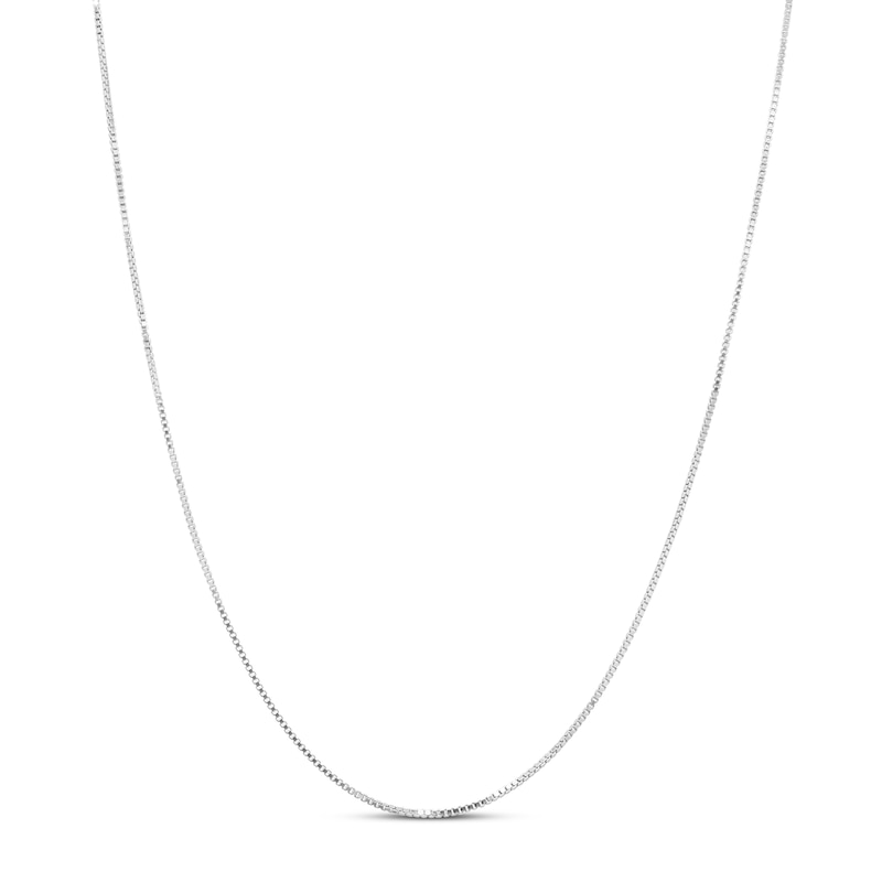 Solid Box Chain Sterling Silver 24"