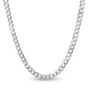 Thumbnail Image 0 of Solid Curb Chain Necklace Sterling Silver 24"