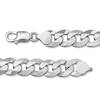 Thumbnail Image 1 of Solid Curb Chain Necklace Sterling Silver 24"