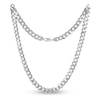 Thumbnail Image 2 of Solid Curb Chain Necklace Sterling Silver 24"