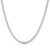 Thumbnail Image 1 of Solid Cuban Link Necklace and Bracelet Sterling Silver