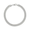 Thumbnail Image 2 of Solid Cuban Link Necklace and Bracelet Sterling Silver
