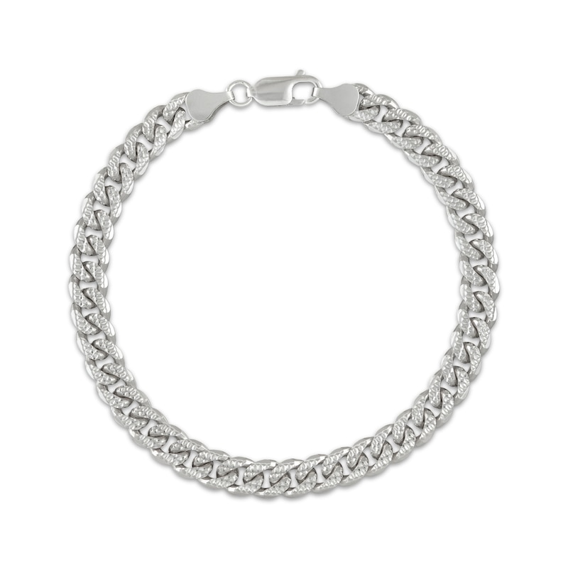 Solid Cuban Link Necklace and Bracelet Sterling Silver