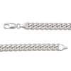 Thumbnail Image 3 of Solid Cuban Link Necklace and Bracelet Sterling Silver