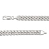 Thumbnail Image 4 of Solid Cuban Link Necklace and Bracelet Sterling Silver