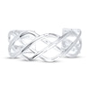 Braided Cuff Bracelet Sterling Silver