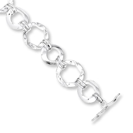 Link Bracelet Sterling Silver 7.5&quot;