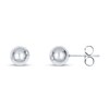 7mm Ball Earrings Sterling Silver