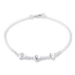 Dolphin Anklet Sterling Silver 9&quot; Length