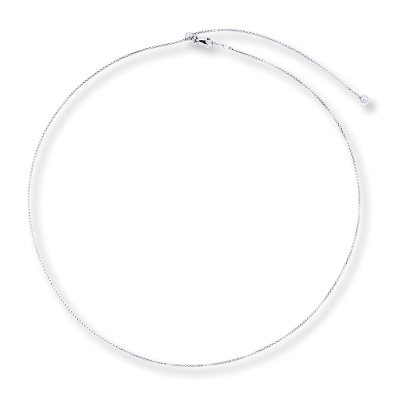 Main Image 2 of Popcorn Chain Necklace Solid Sterling Silver