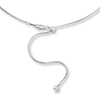 Thumbnail Image 3 of Popcorn Chain Necklace Solid Sterling Silver