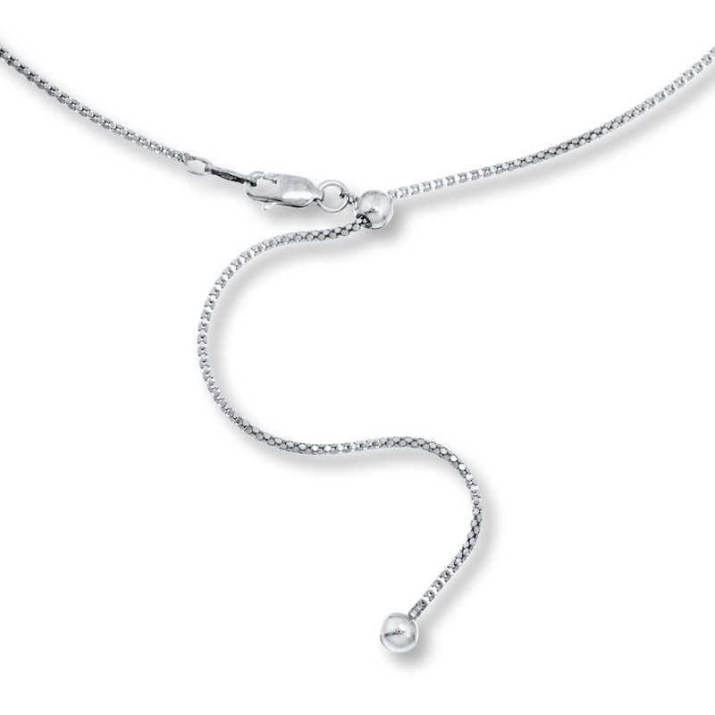 Main Image 3 of Popcorn Chain Necklace Solid Sterling Silver