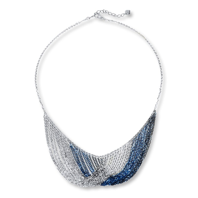 Main Image 1 of Multi-strand Necklace Sterling Silver