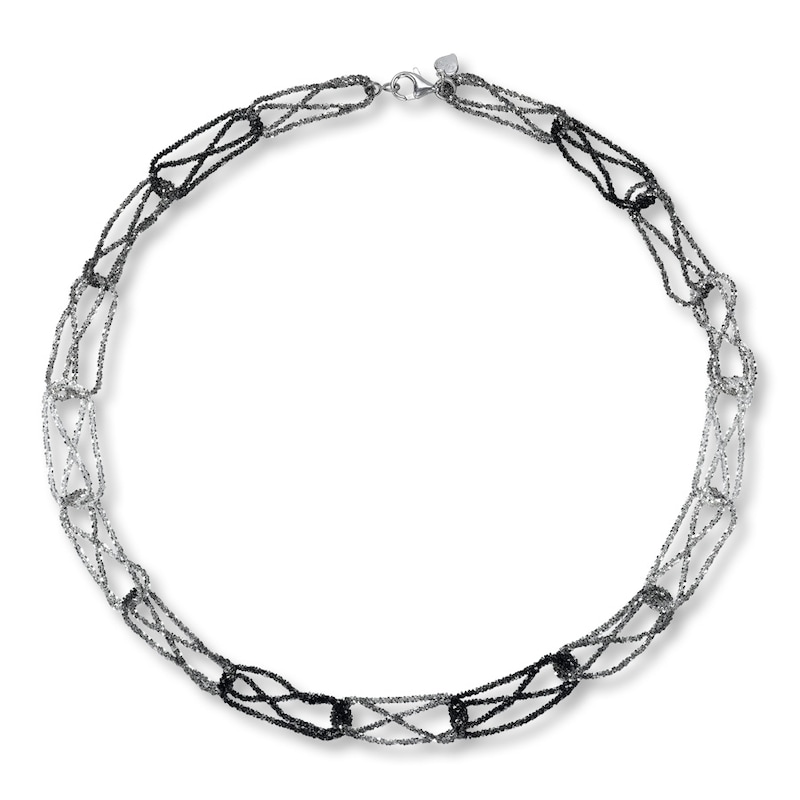 Main Image 1 of Knot Necklace Sterling Silver